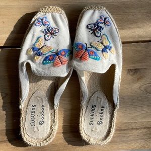 Sz 6 Soludos x Baobap 🦋espadrille slides